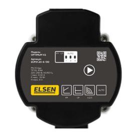 Циркуляционный насос ELSEN с частотным регулированием, DN25, расход 3,2 м3, напор 6 м, 180 мм