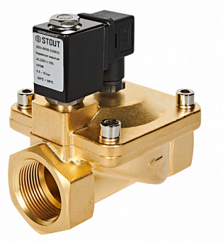 Клапан соленойдный (электромагнитный), непрямого действия, Н3, 24 В, G 1 1/4