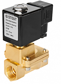 Клапан соленойдный (электромагнитный), непрямого действия, Н3, 220 В, G 3/4